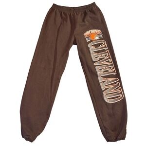 Vintage 1994 Cleveland Browns Sweatpants Mens Medium Trench Brown NFL Joggers